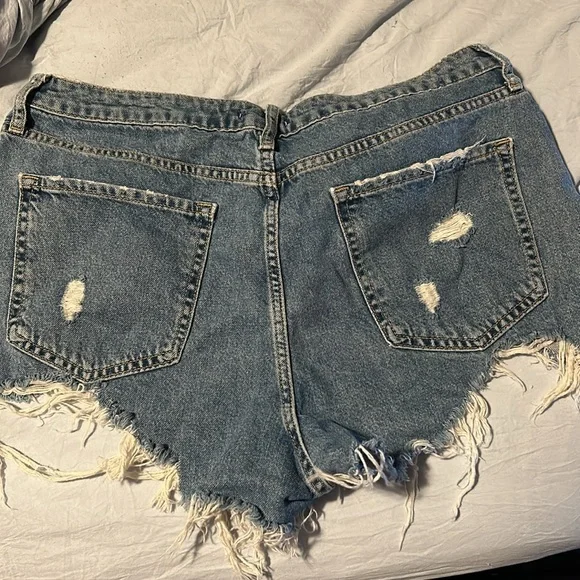 Distressed Jean Shorts - Picture 4 of 5
